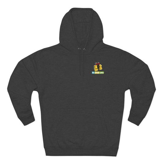 Unisex Premium Pullover Hoodie (small front logo + large back logo)