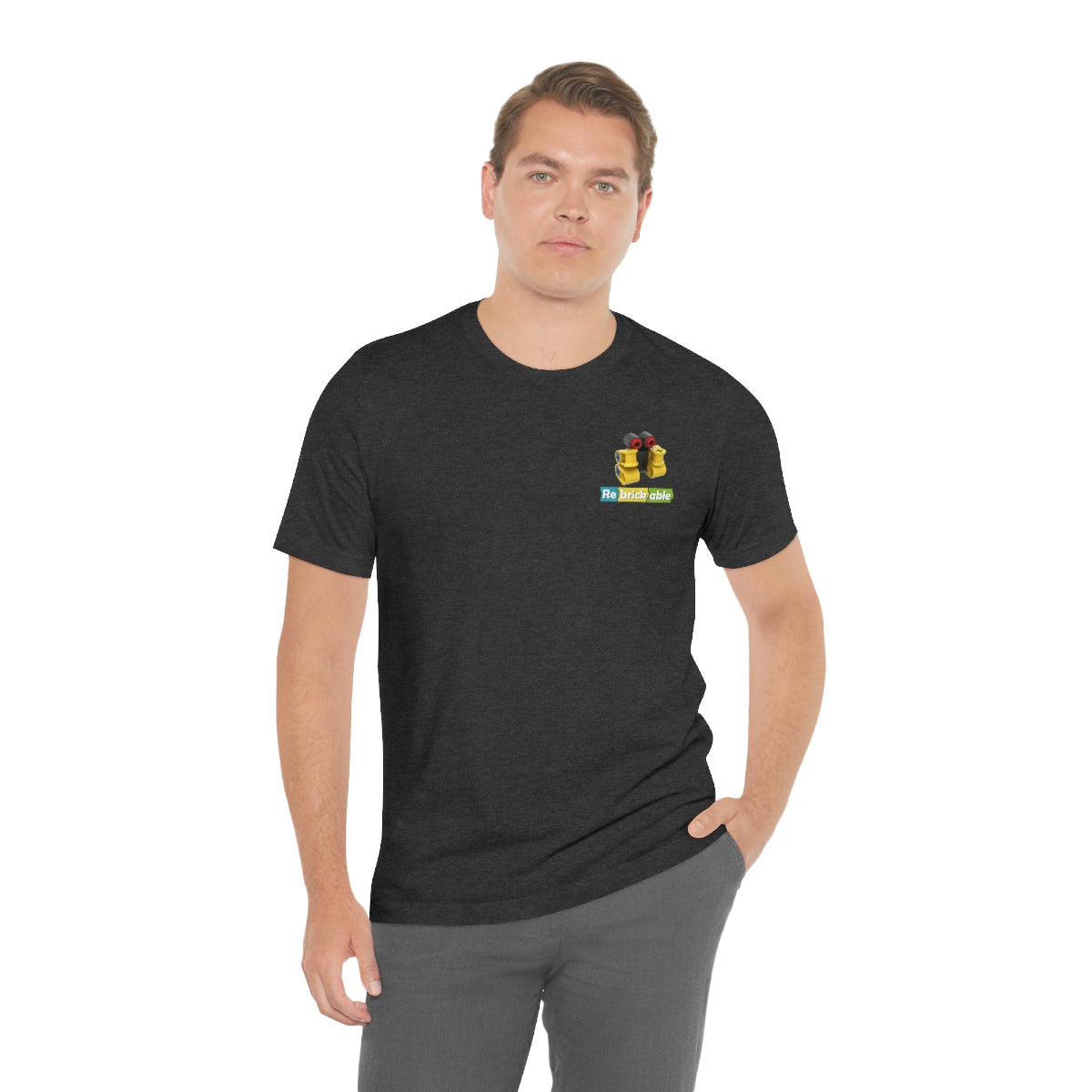 Unisex Jersey Short Sleeve Tee (small front logo, shipped from EU)