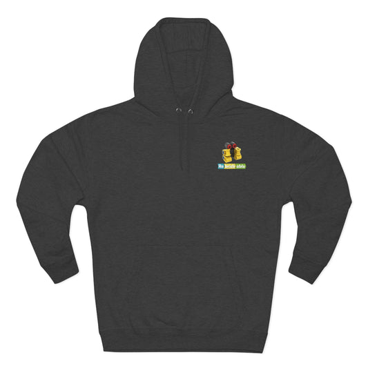 Unisex Premium Pullover Hoodie (small front logo + large back logo, shipped from UK)
