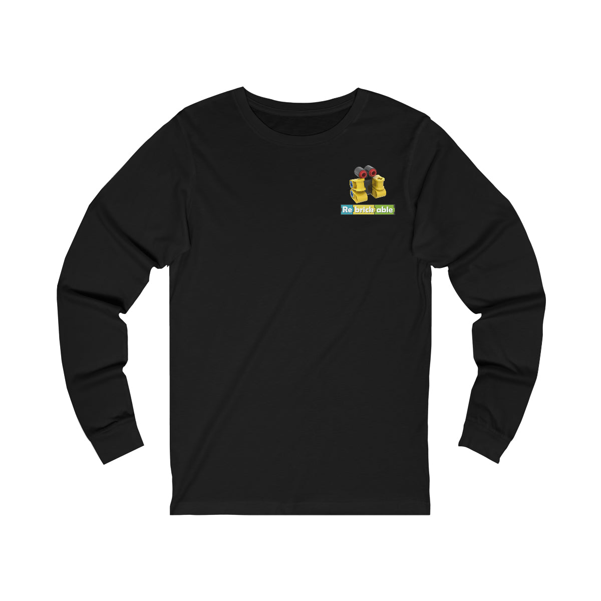 Unisex Jersey Long Sleeve Tee (small front logo, shipped from UK)
